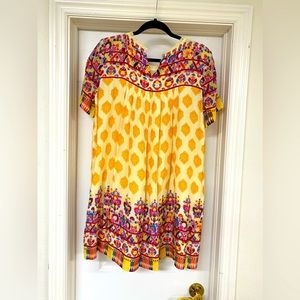 TANVI KEDIA lovely, print dress in size small